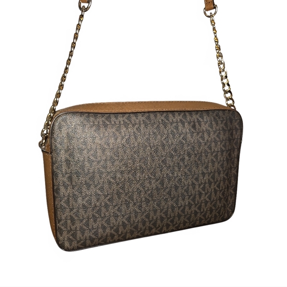 Michael Kors Jet Set Large East West Crossbody Bag-EUC - Picture 3 of 15